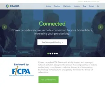 Coaxis-ASP.net(Mission-Critical Secure Cloud Storage and Data Center) Screenshot