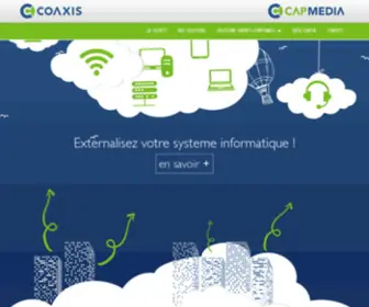 Coaxis.com(Expert en infogérance cloud pour votre entreprise) Screenshot