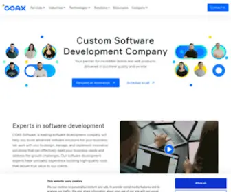 Coaxsoft.com(COAX Software) Screenshot