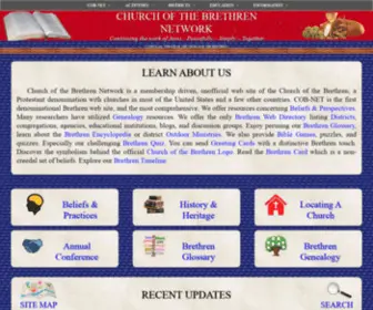 Cob-Net.org(Church of the Brethren Beliefs) Screenshot