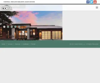 Coba.org(The official site of the Central Oregon Builders Association (COBA)) Screenshot