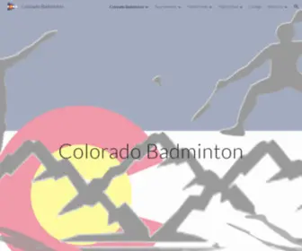 Cobadminton.com(Colorado Badminton) Screenshot