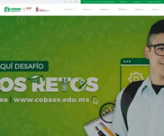 Cobaes.edu.mx(Página Oficial del Colegio de Bachilleres del Estado de Sinaloa) Screenshot