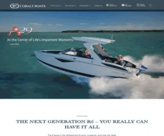 Cobaltboats.com(Cobalt Boats) Screenshot