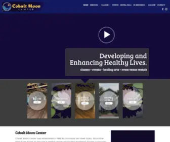 Cobaltmooncenter.com(A Community Center in Northeast Florida dedicated to developing and enhancing healthy lives) Screenshot