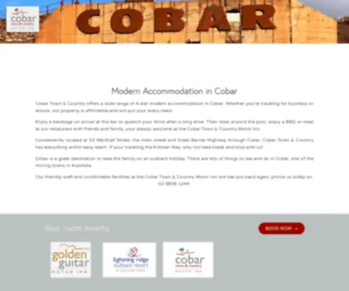 Cobartownandcountry.com.au(Cobar Town and Country Motor Inn) Screenshot