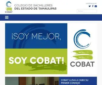 Cobat.edu.mx(Colegio de Bachilleres del Estado de Tamaulipas) Screenshot