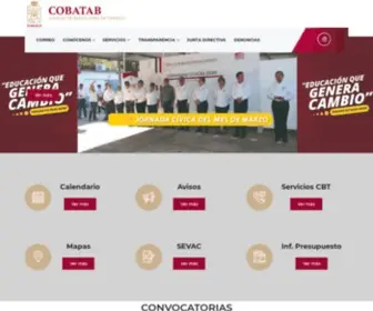 Cobatab.edu.mx(Educacion que genera cambio) Screenshot