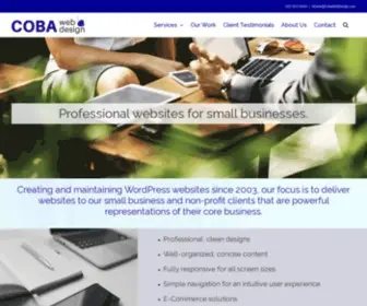 Cobawebdesign.com(CoBa Web Design) Screenshot