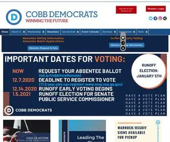 Cobbdemocrats.org(The Cobb County Democratic Committee) Screenshot