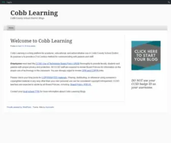 Cobblearning.net(Cobb Learning) Screenshot