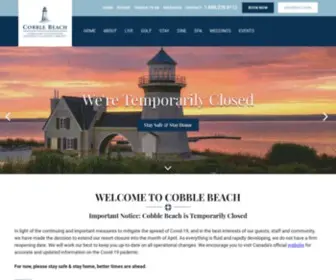 Cobblebeach.com(Cobble Beach) Screenshot