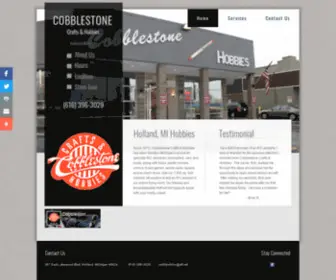 Cobblestonehobby.com(Holland MI) Screenshot