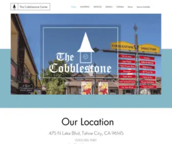 Cobblestonetahoe.com(Cobblestone Center) Screenshot