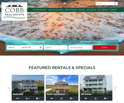 Cobbrealestate.com(Cobb Real Estate) Screenshot