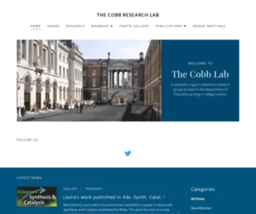 Cobbresearch.com(The Cobb Lab) Screenshot