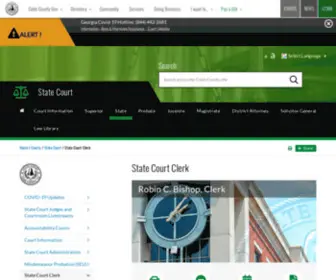 Cobbstatecourtclerk.com(State Court Clerk) Screenshot