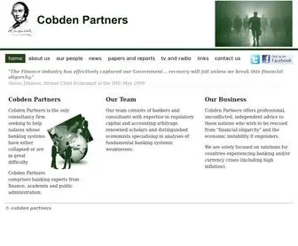 Cobdenpartners.co.uk(Cobden Partners) Screenshot