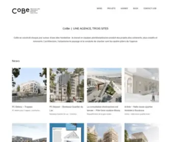 Cobe.fr(Architecture-Urbanisme) Screenshot