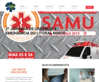 Cobeem.com.br(Colégio Brasileiro de Enfermagem em Emergência) Screenshot