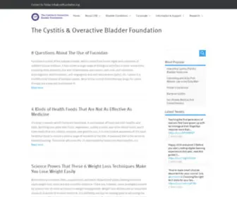 Cobfoundation.org(The Cystitis & Overactive Bladder Foundation) Screenshot