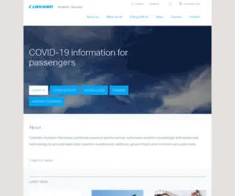 Cobhamaviationservices.com(Defence, Government & Commercial Aviation Solutions) Screenshot