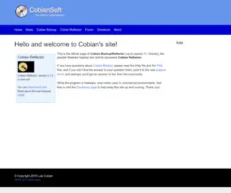 Cobiansoft.com(The home of Cobian Backup) Screenshot