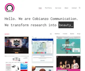 Cobianzo.com(Cobianzo Communication Limited) Screenshot