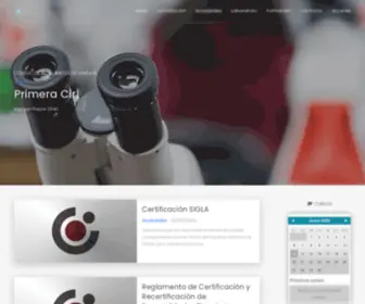 Cobisfe1.org.ar(Colegio profesional que incluye a los Bioquímicos de la región norte de la Provincia de Santa Fe) Screenshot