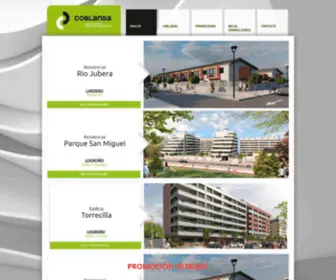 Coblansa.com(Construcción y promoción inmobiliaria) Screenshot