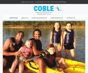 Cobleskischool.com(Coble Water Ski and Wakeboard Camp) Screenshot