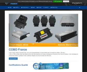 Cobofrance.com(COBO France) Screenshot