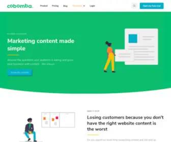 Cobomba.com(콘텐츠바람) Screenshot