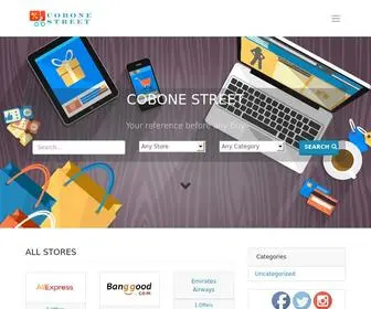 Cobonestreet.com(All Stores) Screenshot