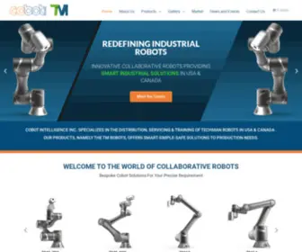Cobotintel.com(Techman Collaborative Robot Distributor US & Canada) Screenshot