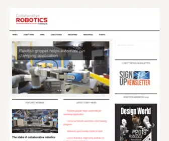 Cobottrends.com(Collaborative Robotics Trends) Screenshot