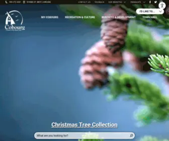 Cobourg.ca(Town of Cobourg) Screenshot