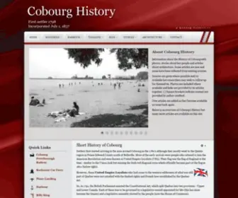 Cobourghistory.ca(Cobourg History) Screenshot