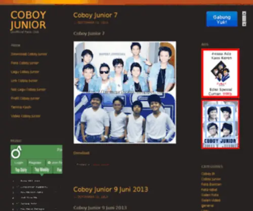 Coboyjunior.org(Coboy Junior) Screenshot