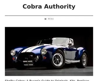 Cobra-Authority.com(This site) Screenshot