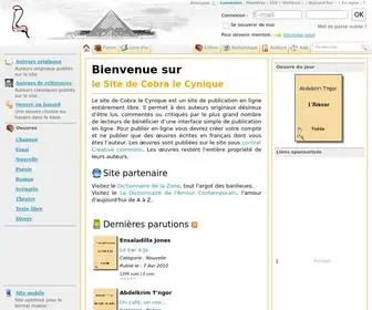 Cobra-LE-Cynique.fr(Publication en ligne) Screenshot