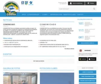 Cobra.org.br(Confederação Brasileira de Aeromodelismo) Screenshot