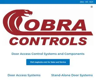 Cobracontrols.com(Door Access Control) Screenshot