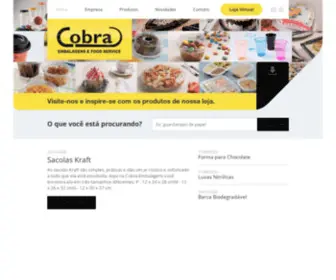 Cobraembalagens.com.br(Cobra Embalagens e Food Service) Screenshot