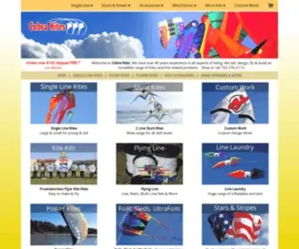 Cobrakites.com(Cobra Kites) Screenshot