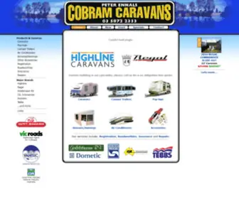 Cobramcaravans.com.au(Peter Ennals Cobram Caravans Australia) Screenshot