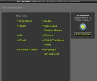 Cobraoutaou.com(Arnaque JeLoueMonCampingCar.com) Screenshot