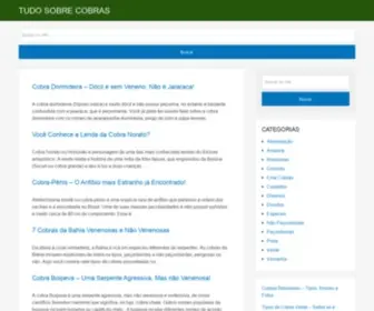 Cobras.blog.br(Tudo sobre Cobras) Screenshot