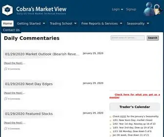 Cobrasmarketview.com(Cobra's Market View) Screenshot