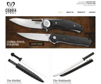 Cobrasteel.com(Hand-forged multipurpose knives by) Screenshot